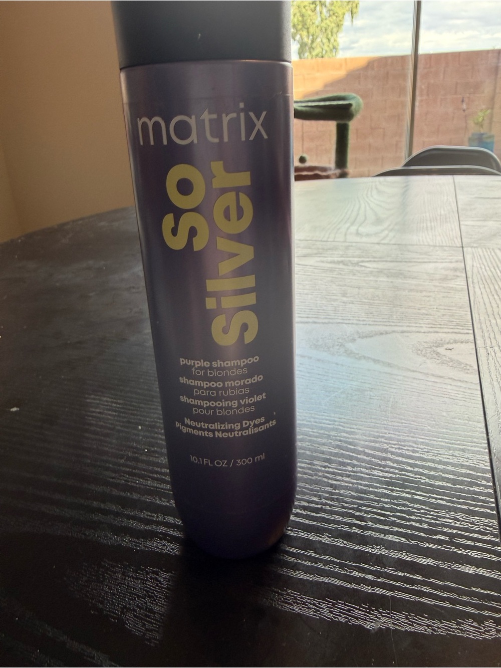 Matix So Silver Purple Shampoo Bottle - Purple and Gold